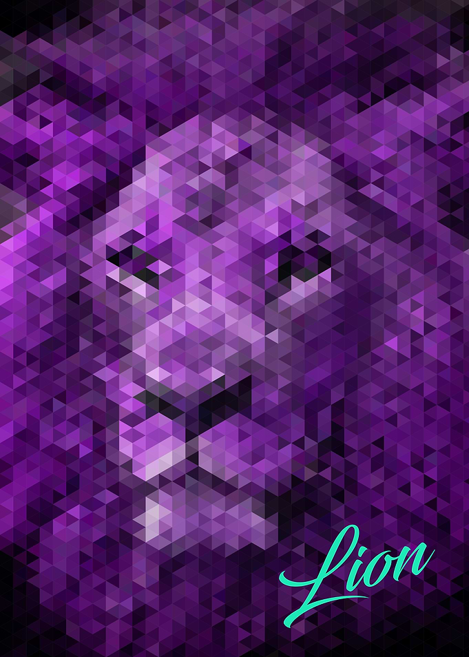 Isometric Lion Heart