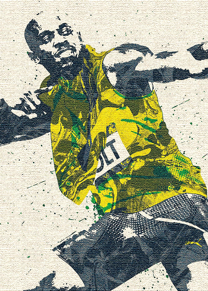 Usain Bolt Olympic Poster