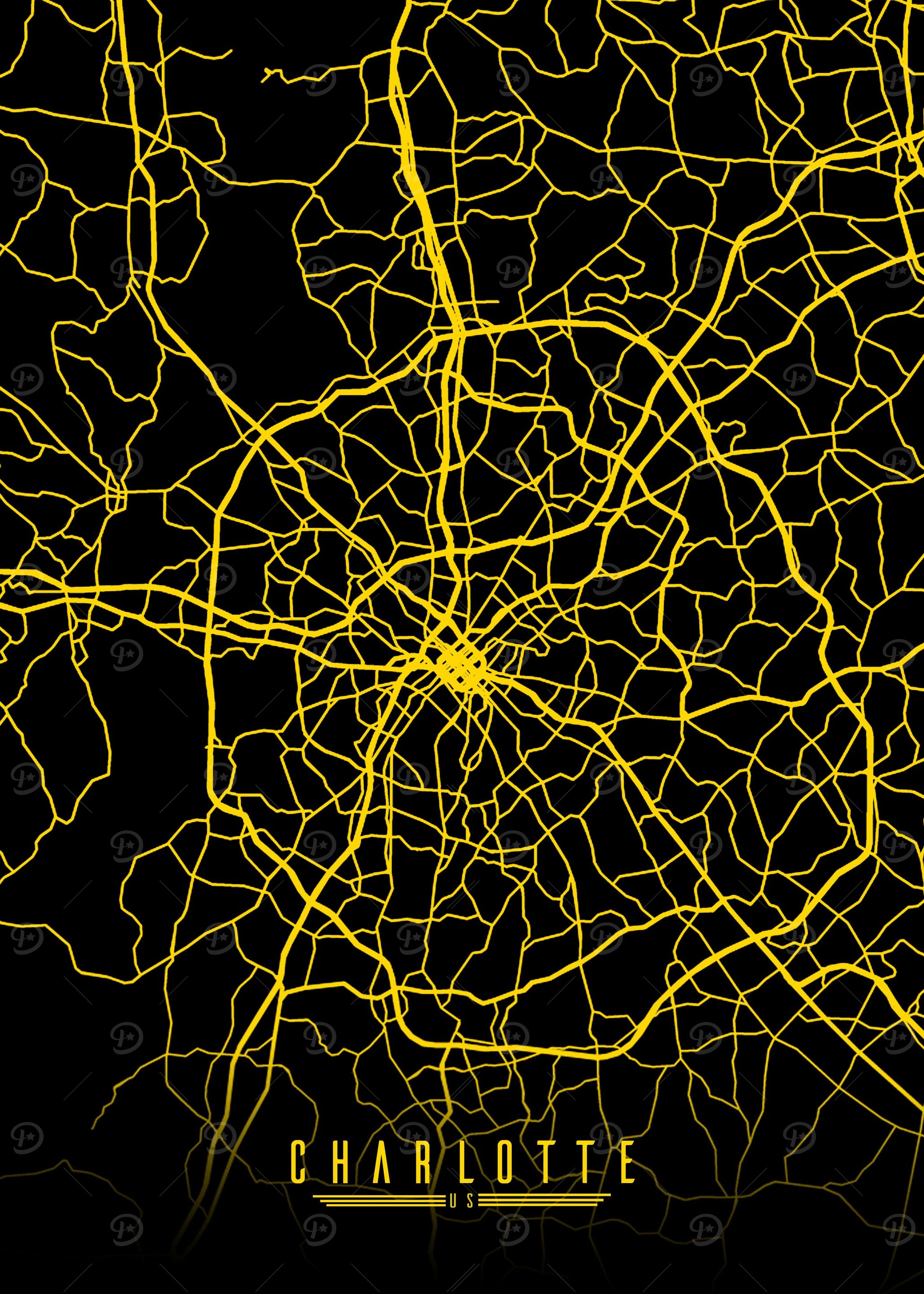 Charlotte City Map