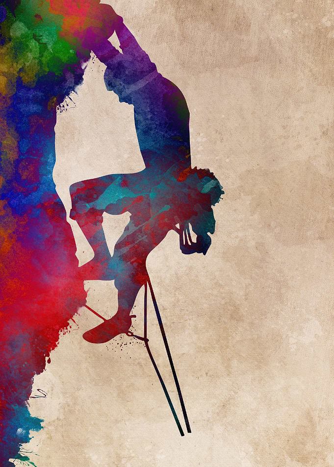 climbing sport art