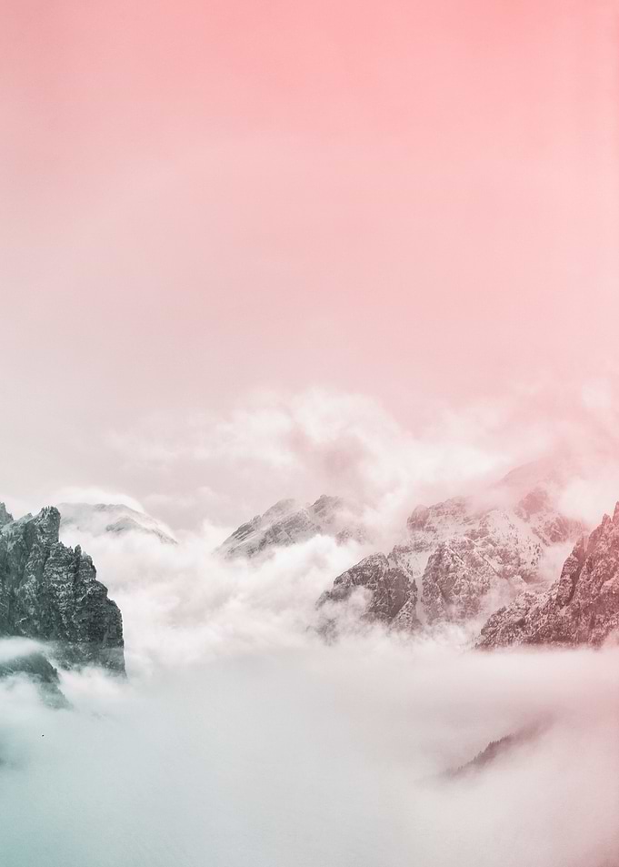 Foggy mountains