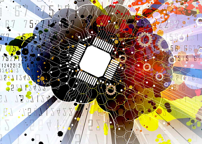 Conceptual technology illu