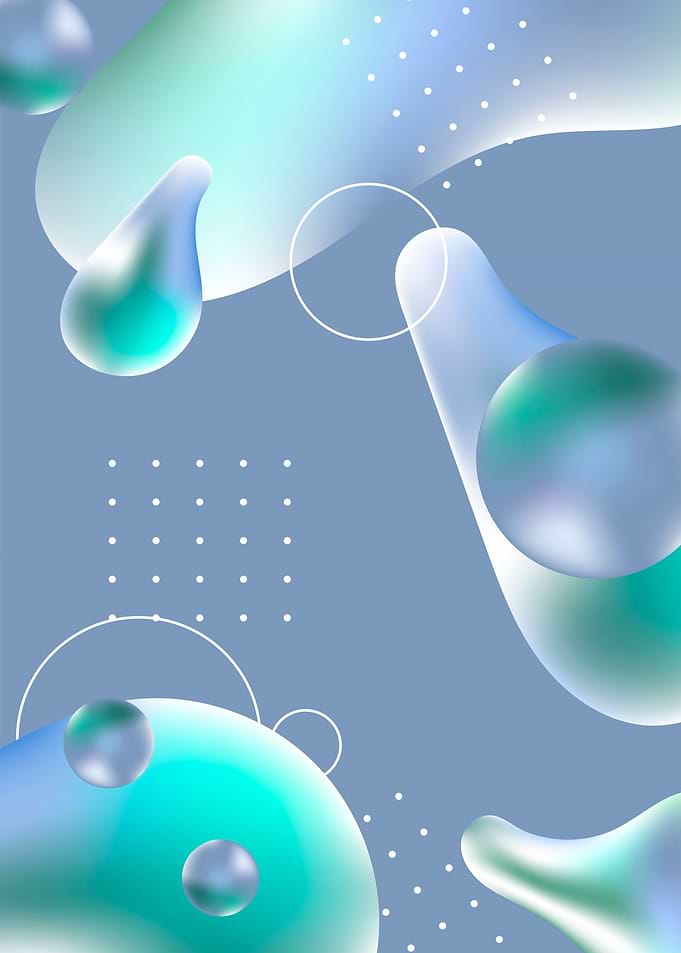 Modern liquid poster
