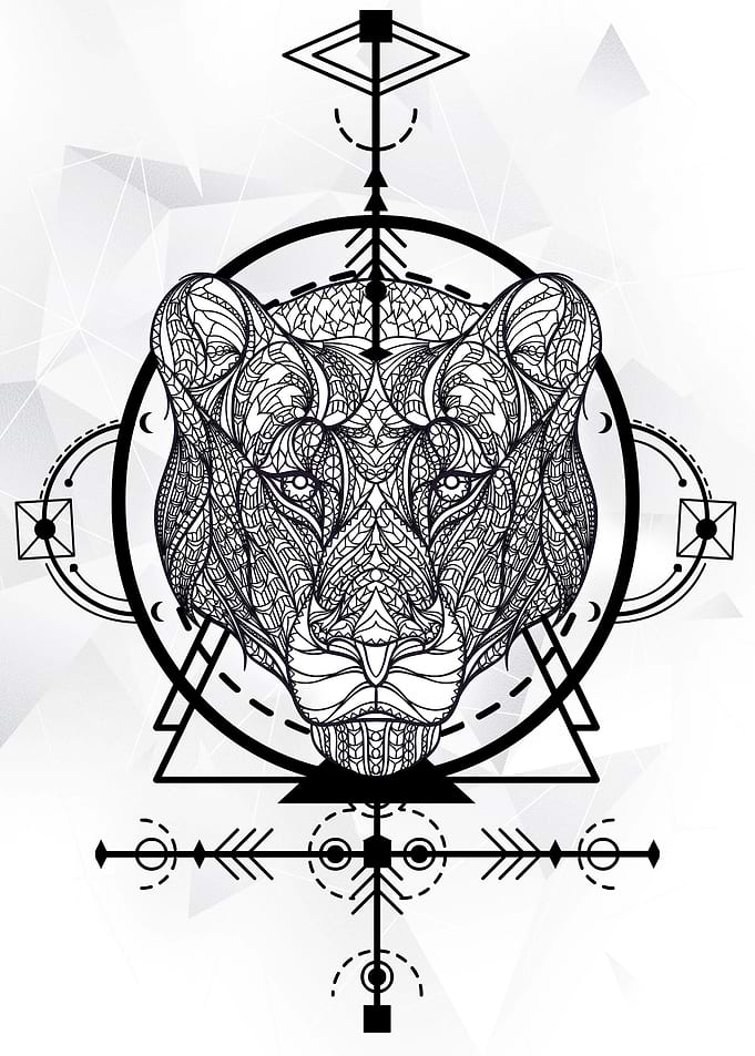 Tiger Line Art
