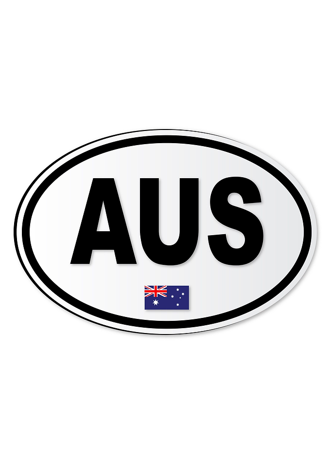 Australia AUS Plate