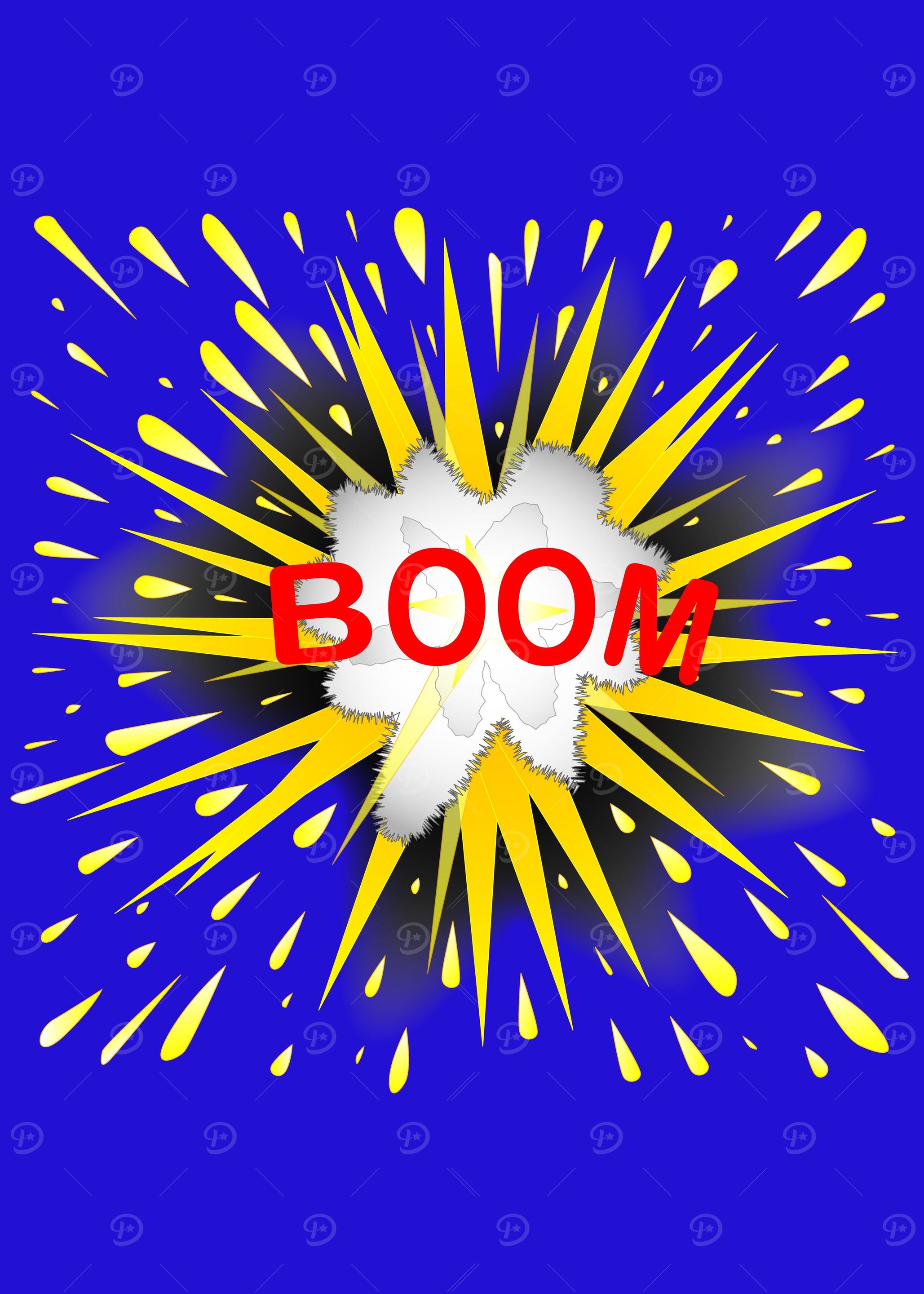 Boom Cartoon Bubble