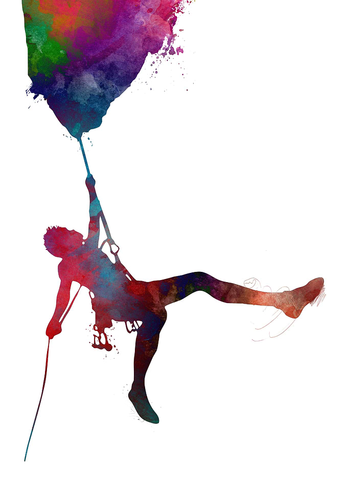 climbing sport art