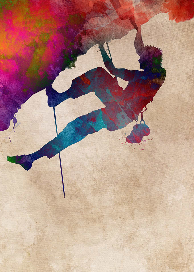 climbing sport art