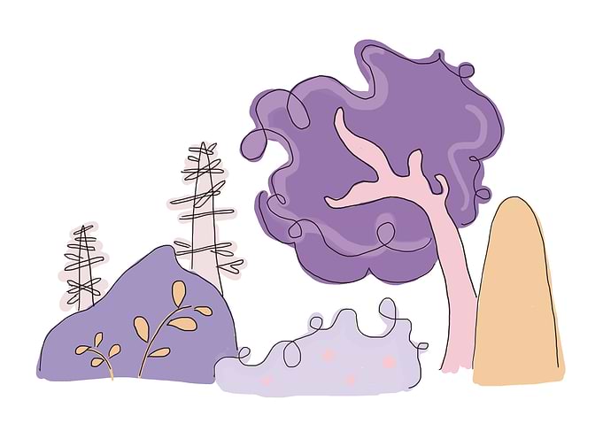 Cartoon nature