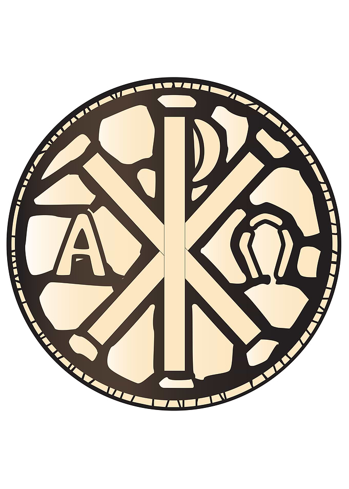Alpha Omega Stain Glass
