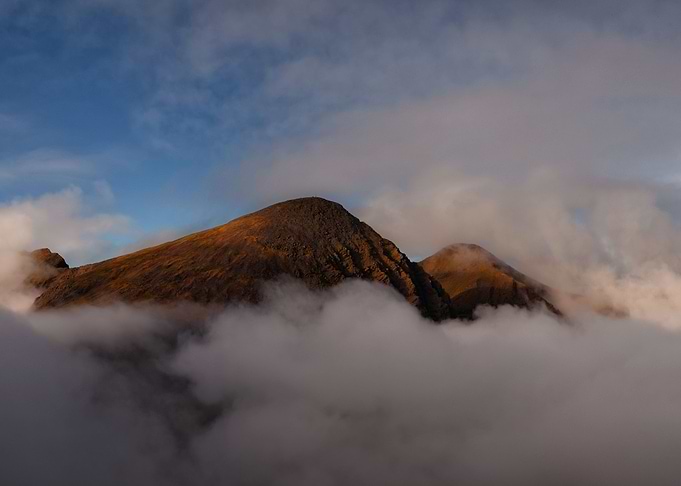Above the clouds
