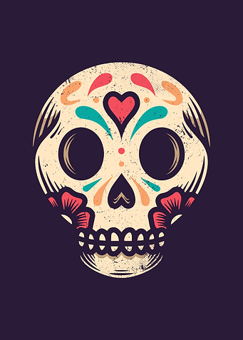 Dia de Muertos Sugar Skull