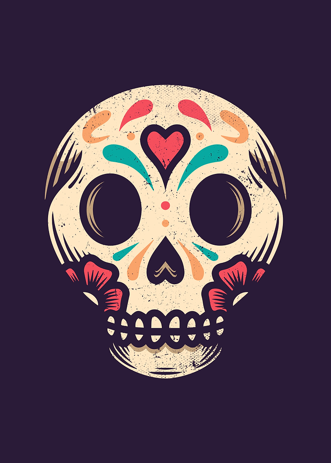 Dia de Muertos Sugar Skull