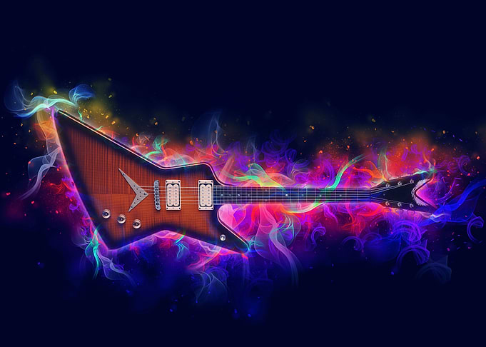 Electric Guitar Art
