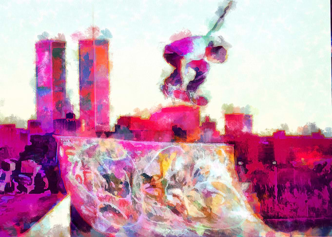 Skateboarding Poster