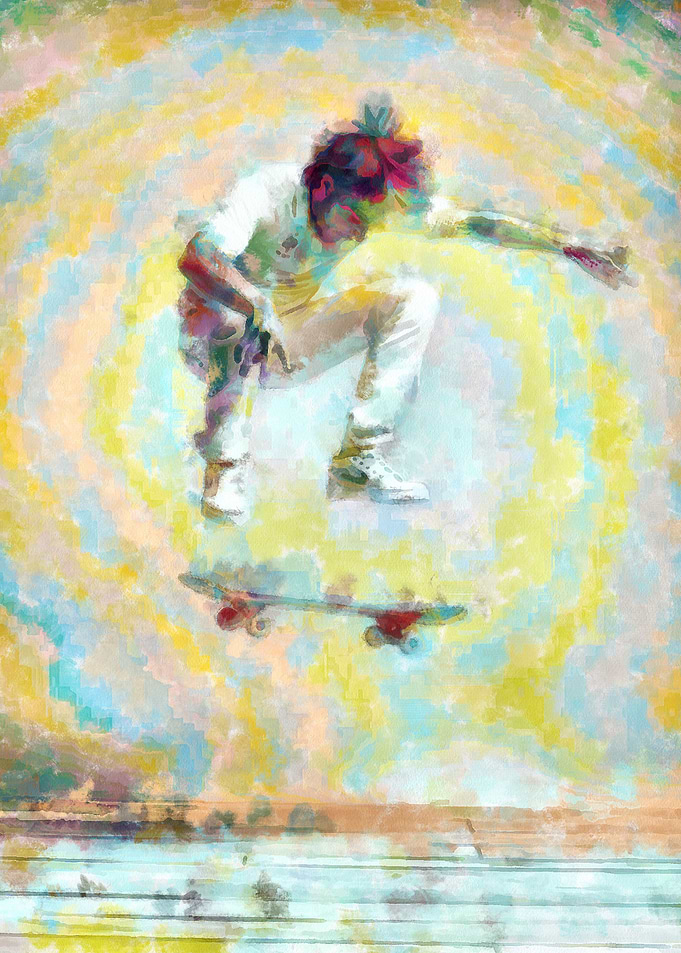 Skateboarding Poster