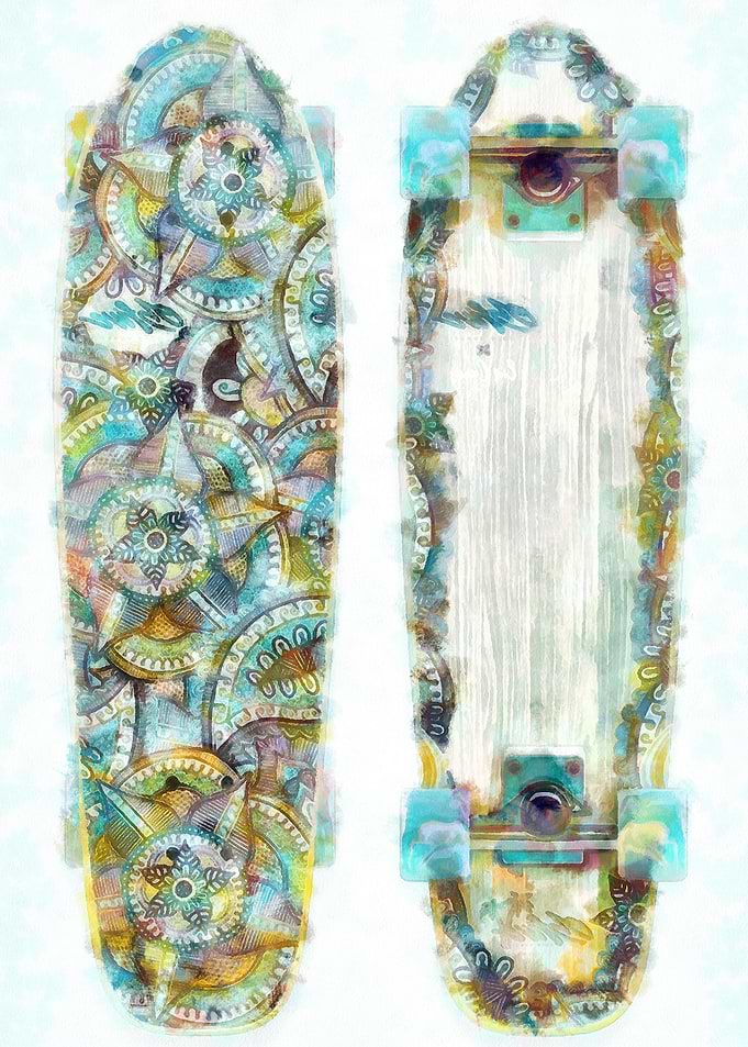 Skateboarding Poster