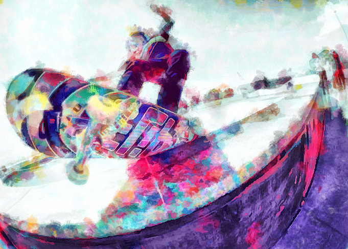 Skateboarding Poster