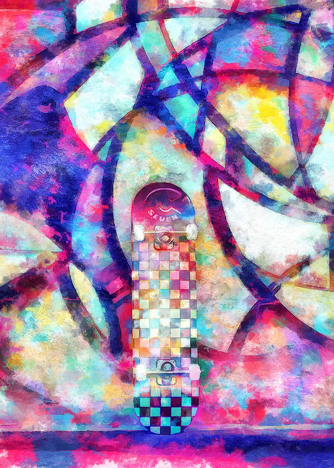 Skateboarding Poster