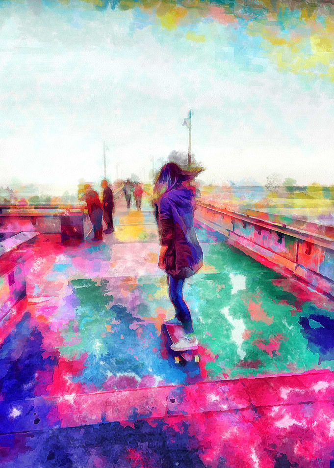 Skateboarding Poster