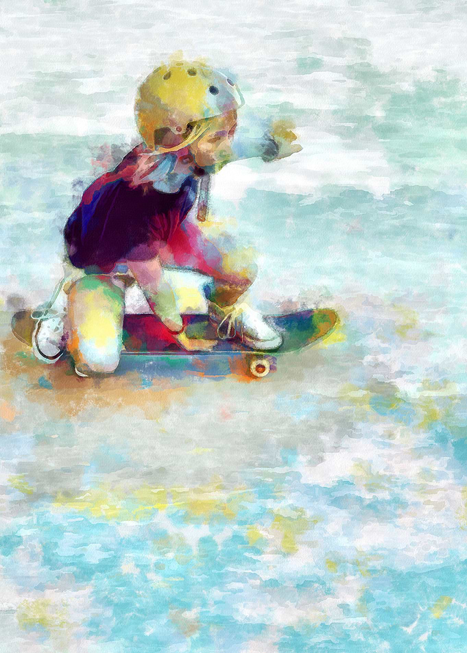 Skateboarding Poster