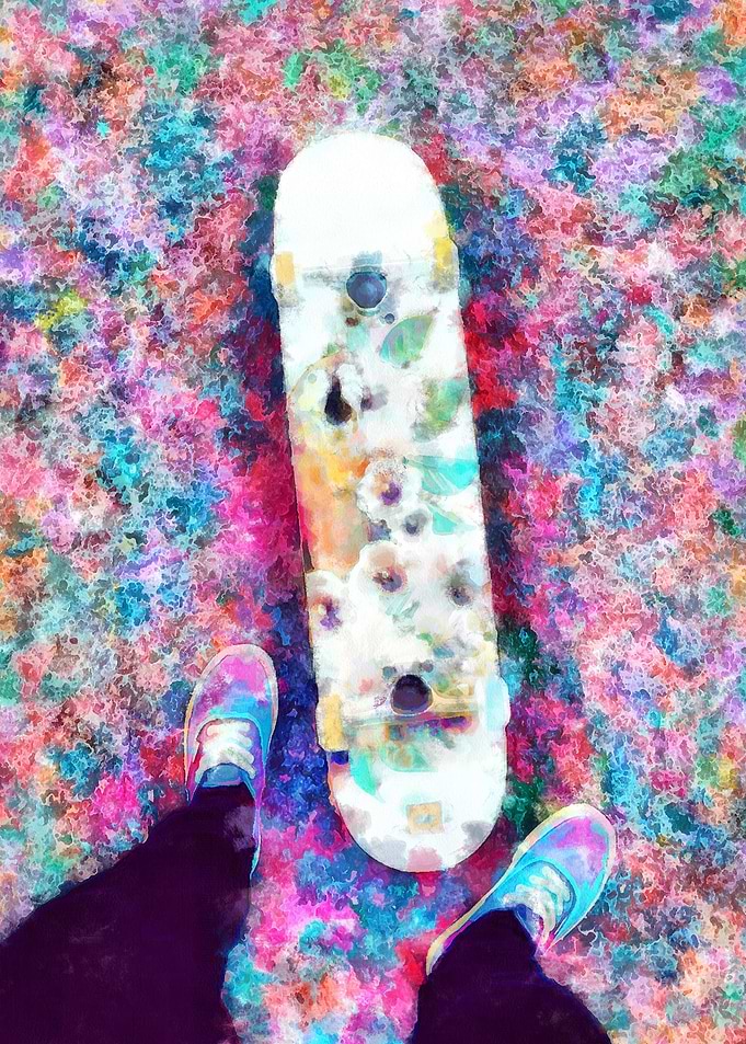 Skateboarding Poster