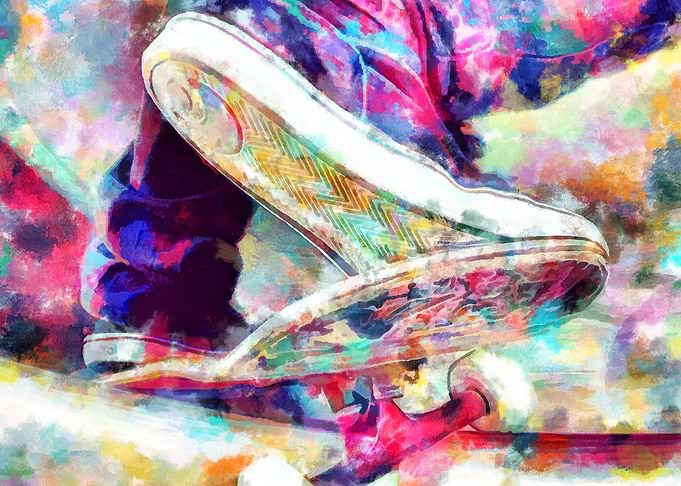 Skateboarding Poster