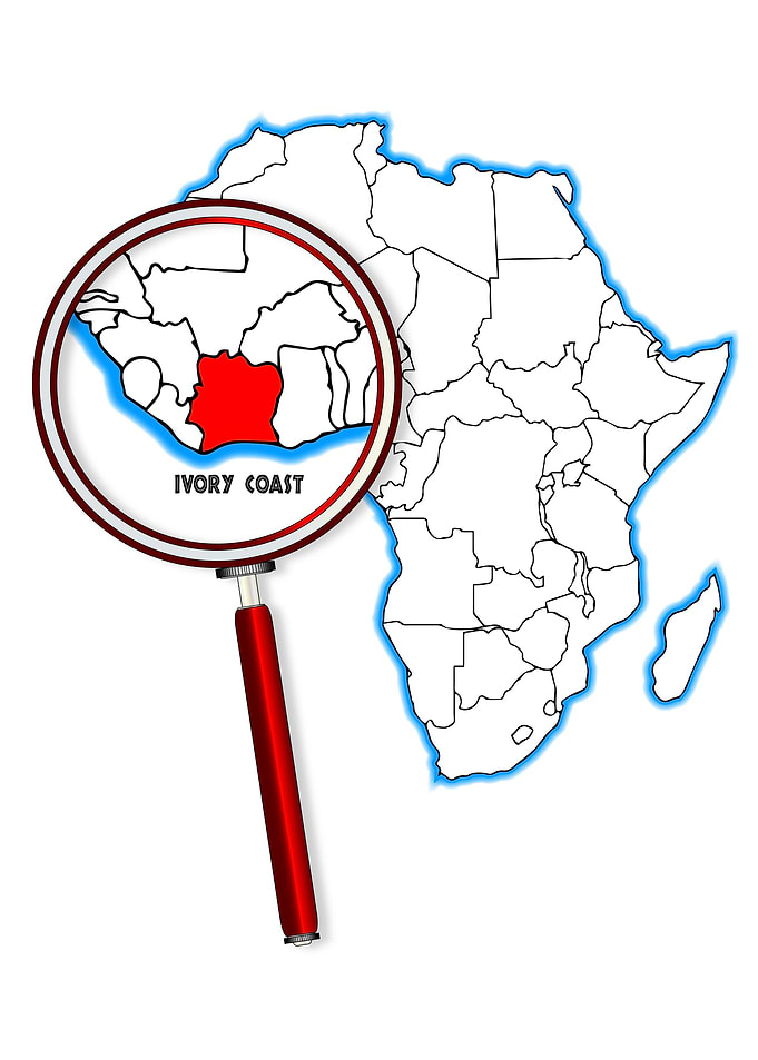Ivory Coast Map
