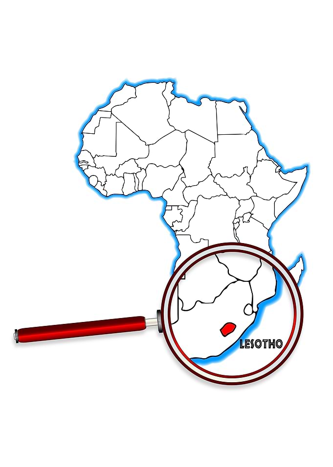 Lesotho Map
