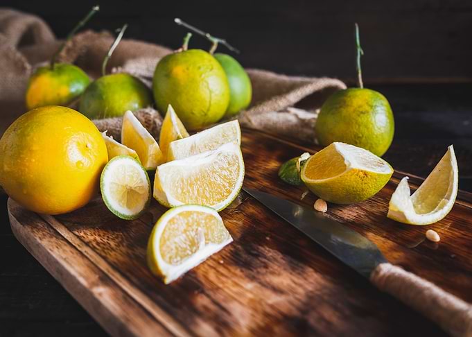 Fresh orange slice