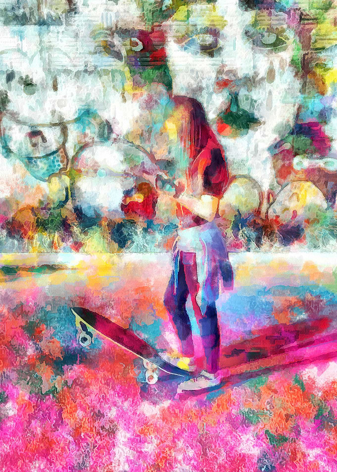 Skateboarding Poster