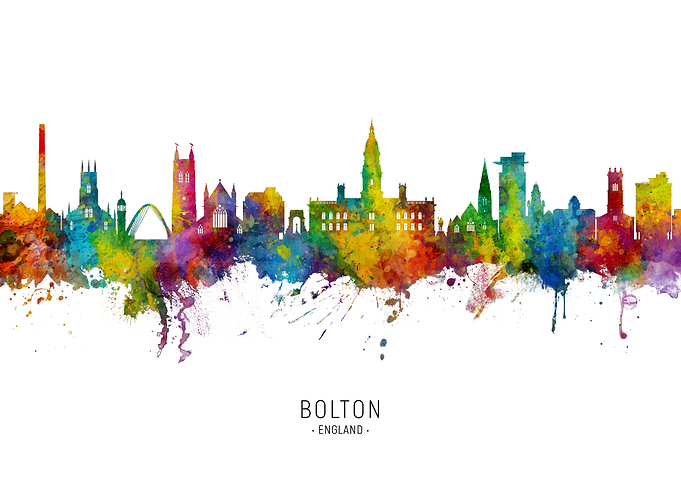 Bolton Skyline England