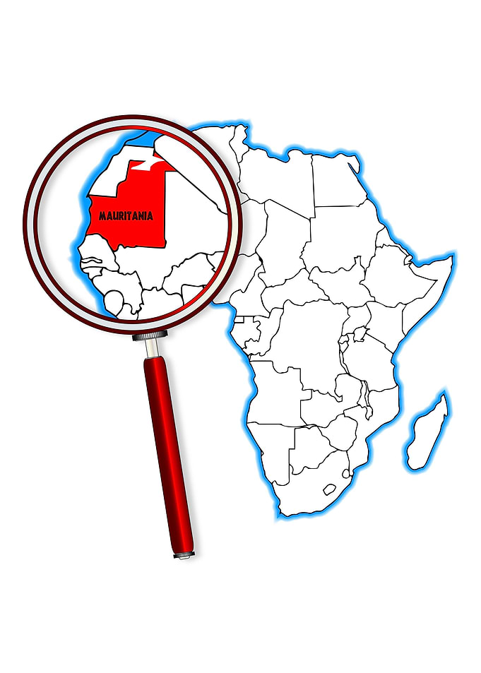 Mauritania Map