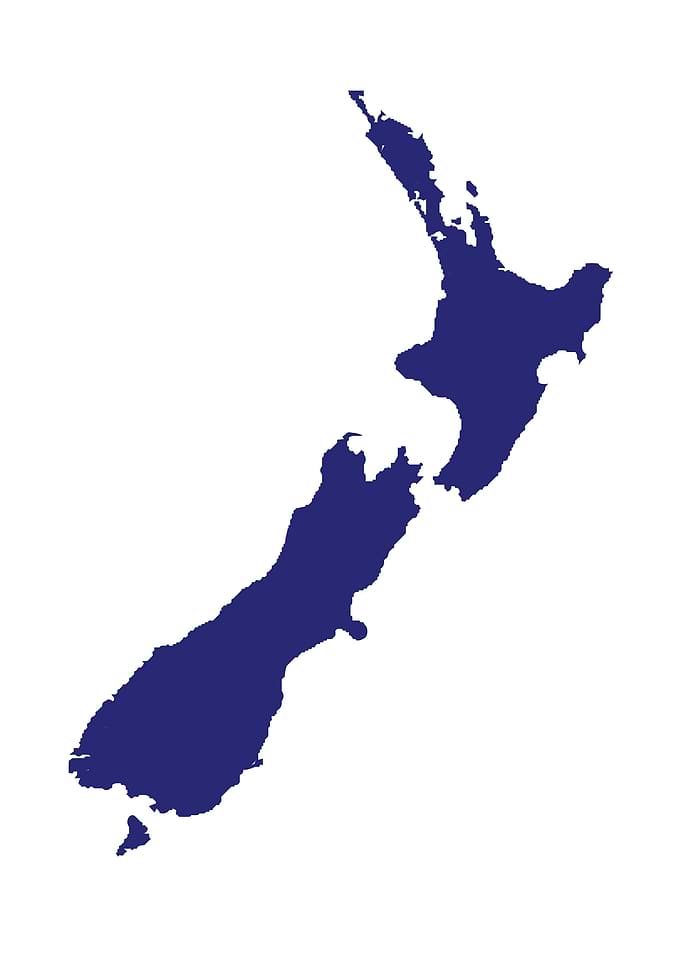 New Zealand Silhouette