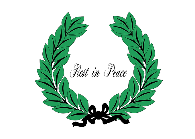 Rest In Peace Wreath