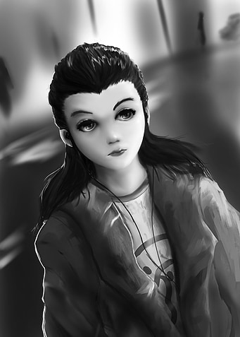 Girl on the street