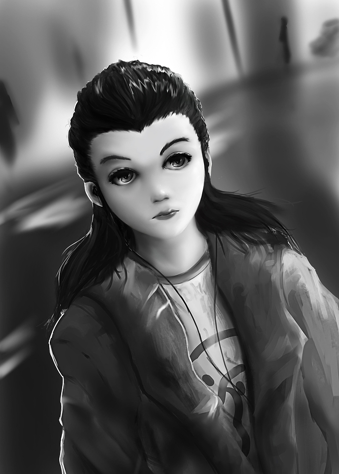 Girl on the street