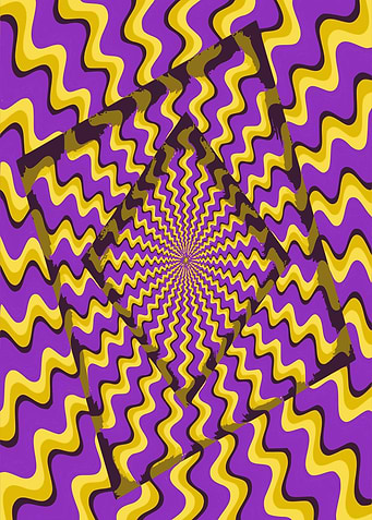 Optical Illusion Purple