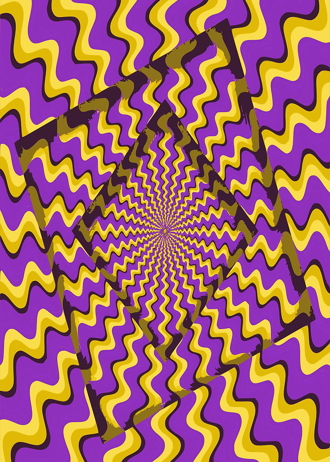 Optical Illusion Purple