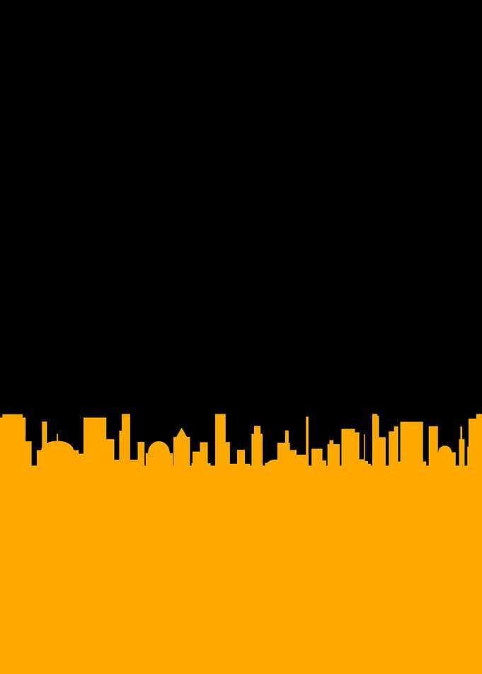 Black Background Cityscape