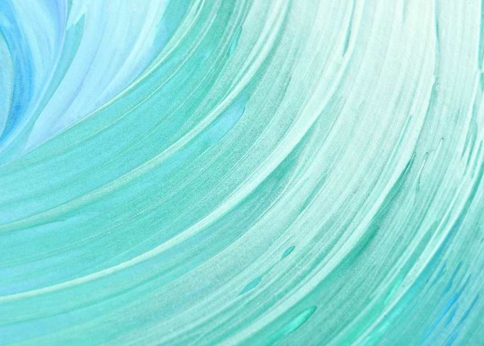 Abstract Blue Sea Wall