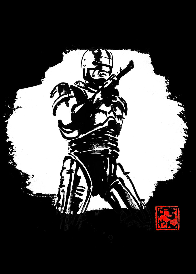 robocop in white