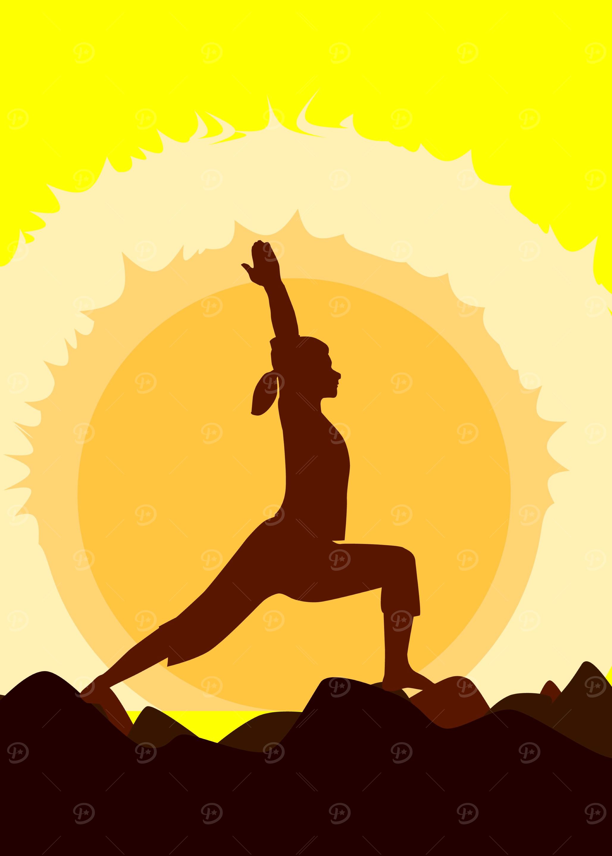 Yoga Sunset