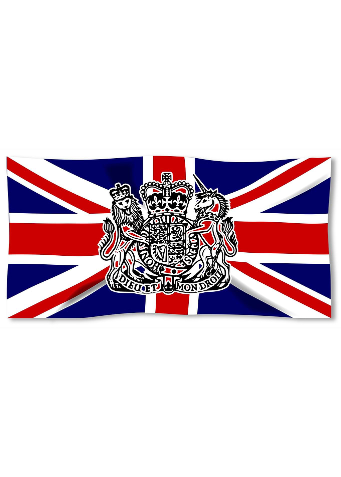Union Jack With UK Seal