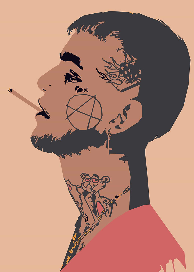 Lil Peep Pop Art