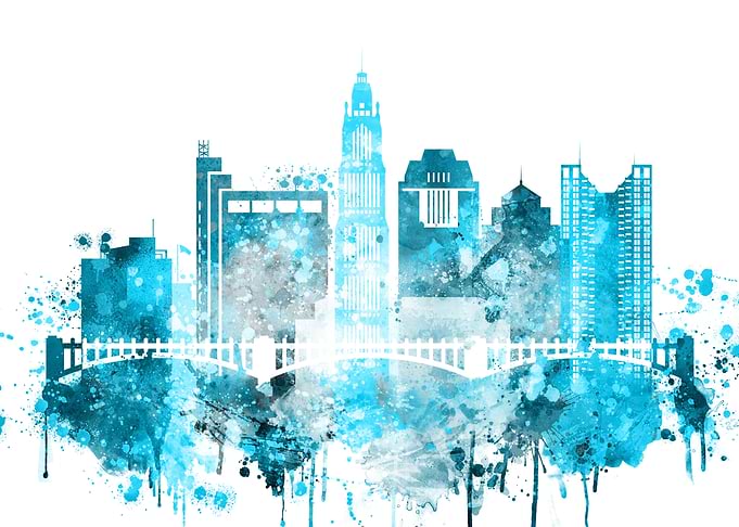 Columbus Ohio Skyline