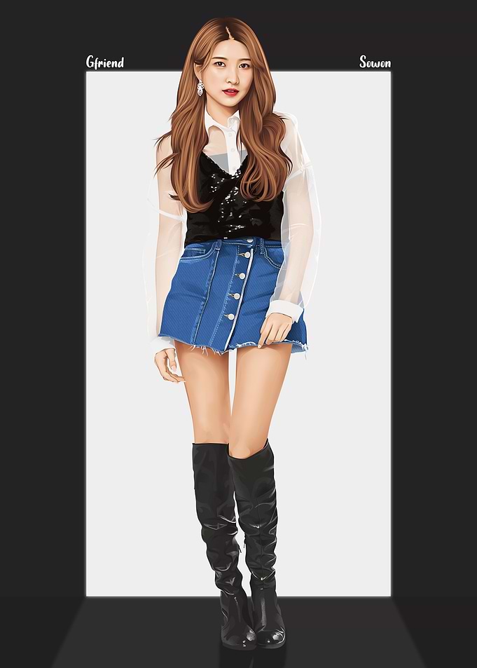 Sowon Gfriend artwork