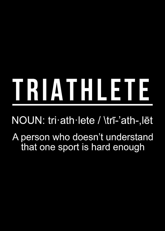 TRIATHLETE FUNNY GIFT