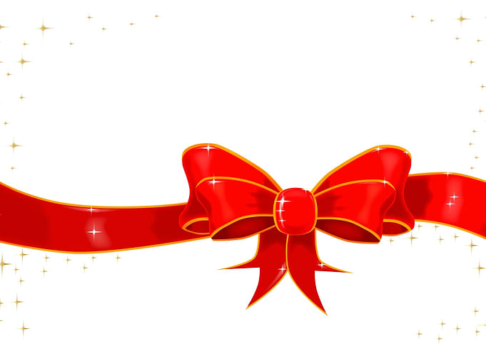 Ribbon With Sparkles