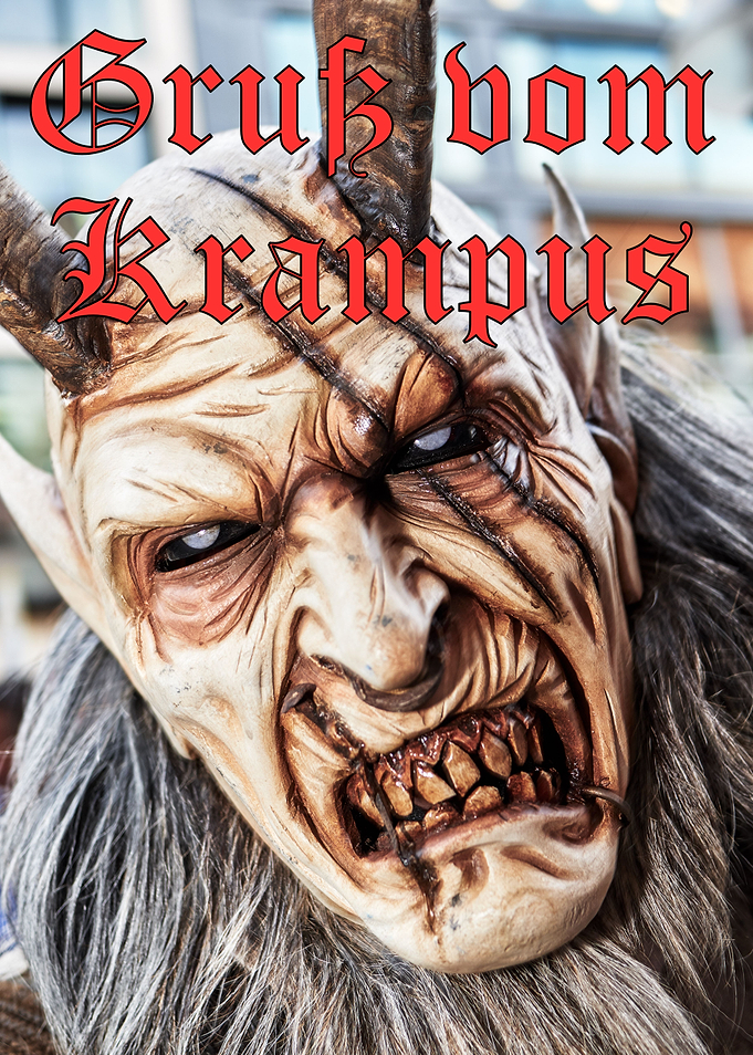 Angry looking Krampus